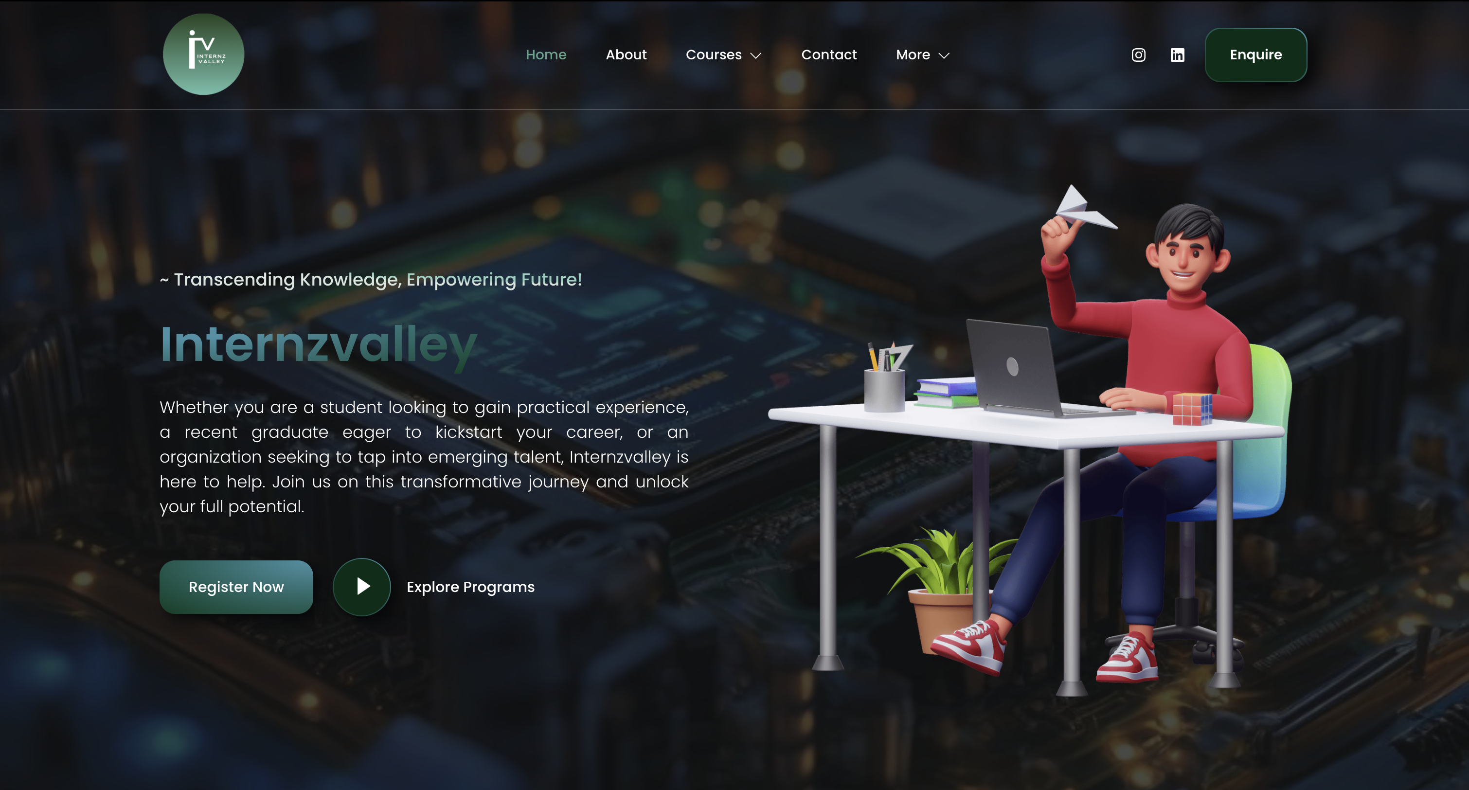 Internzvalley Website Design and Digital Marketing